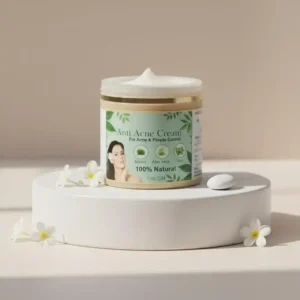 Clear Skin Naturally – Herbal Anti-Acne Cream with Neem, Aloe & Tulsi
