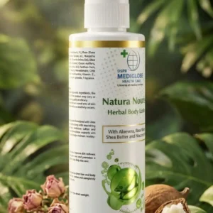 Natura Nourish – Herbal Body Lotion with Aloe Vera, Rose Water & Shea Butter